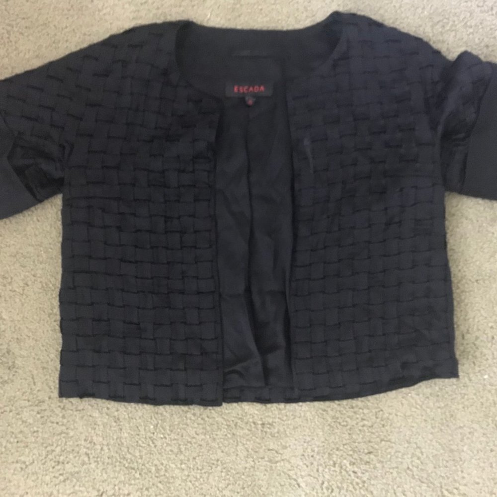 Short sleeve ESCADA coat/jacket size